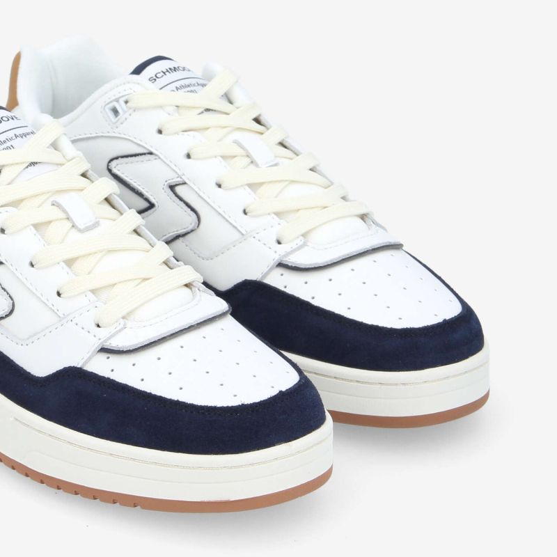 BROOKLYN COURT M - NAPPA/SUEDE/NAP - WHITE/NUTS/NAVY